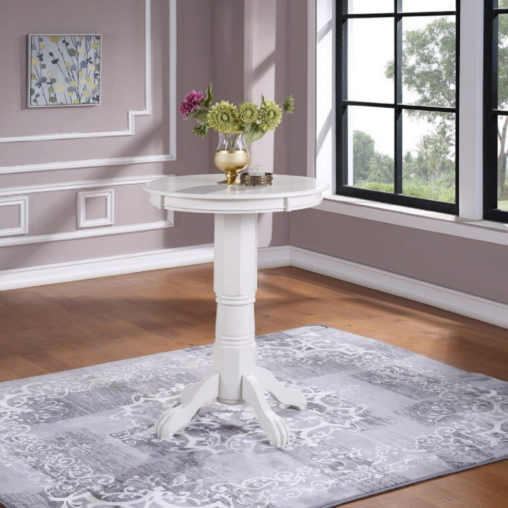 Florence 42" Height Pub Table, Cream