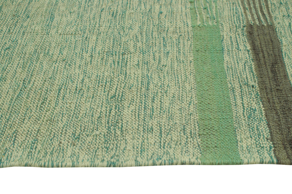 Winchester Kilim Habibeh Blue/Ivory Rug, 8'11x11'9
