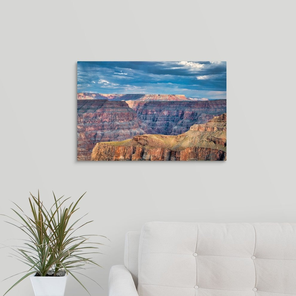 "The big mountain" Wrapped Canvas Art Print, 24"x16"x1.5"