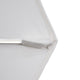 9' Matted White Push Lift Fiberglass Rib Aluminum Umbrella, Pacifica, Natural