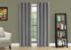 Curtain Panel, 2 Pieces, 52"Wx95"H Gray Solid Blackout
