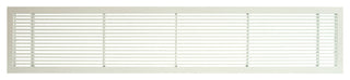 AG10 8"x12" Aluminum Fixed Bar Air Vent Grille, White-Matte