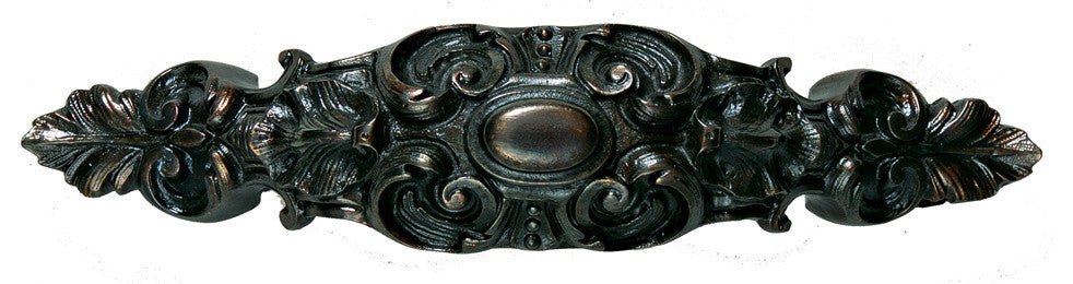 Queensway Pull Antique Pewter, Dark Brass