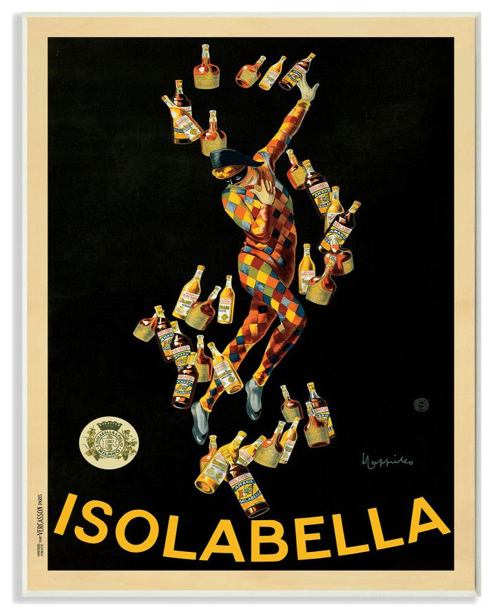 Isolabella Vintage Poster Drink Design, 13"x19"