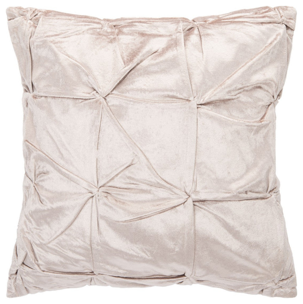 Safavieh Trinz Pillow, Blush, 1'6" Square