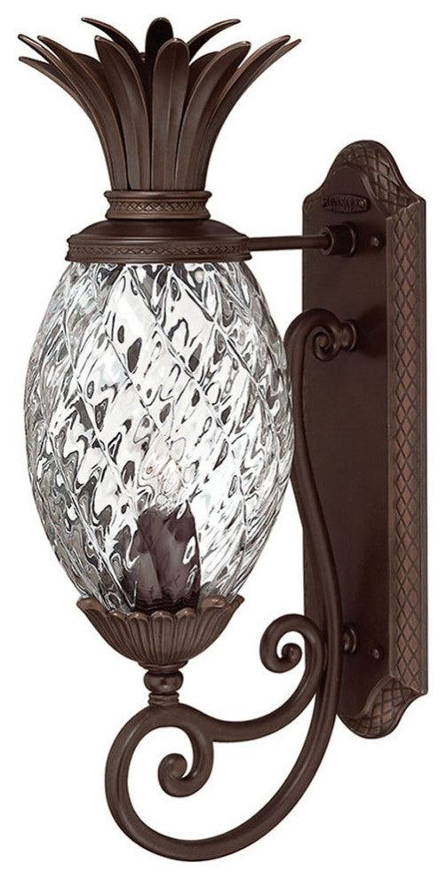 Plantation 1-Light Outdoor Wall Sconce, Copper Bronze