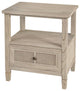 Flagstaff 1-Drawer Cane Nightstand, Natural