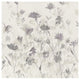 "Garden Shadows III Purple Grey" Digital Paper Print by Avery Tillmon, 26"x26"