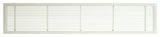 AG10 10"x14" Aluminum Fixed Bar Air Vent Grille, White-Matte