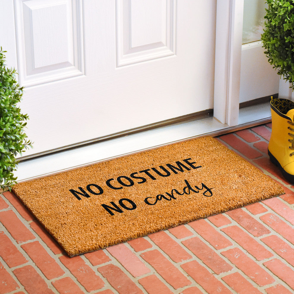 Calloway Mills No Costume No Candy Doormat, 24x36