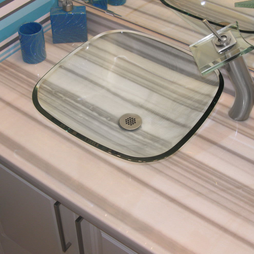 Piazza Glass Vessel Sink