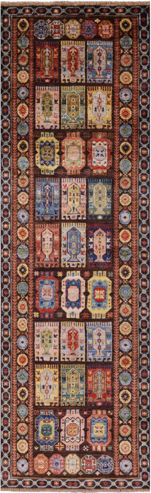 2' 8" X 8' 4" Runner Persian Hand-Knotted Wool Rug - Q12169