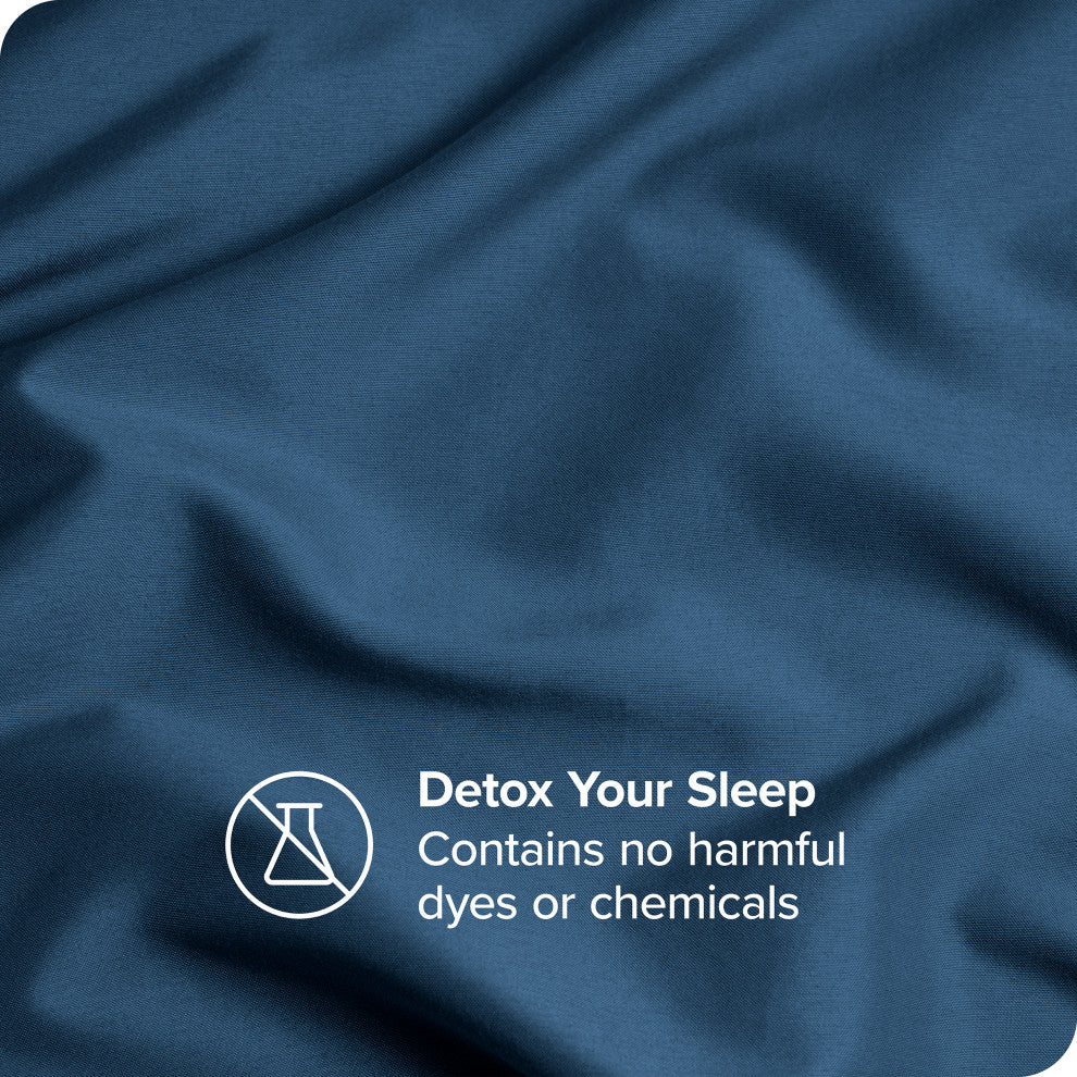 Bare Home Microfiber Pillowcases - Set of 2, Dark Blue, Standard