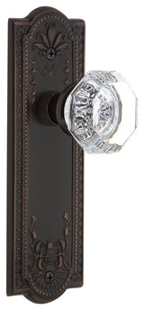 Meadows Plate Privacy Waldorf Knob, Timeless Bronze