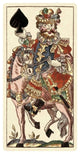 "Knight of Spades (Bauern Hochzeit Deck)" Paper Art, 20"x38"