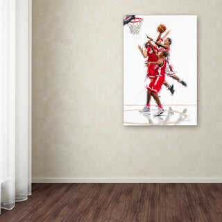 The Macneil Studio 'Basket Ball' Canvas Art, 24"x16"