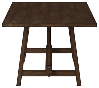 Arendal Trestle Rectangular Dining Table, Burnished Dark Oak