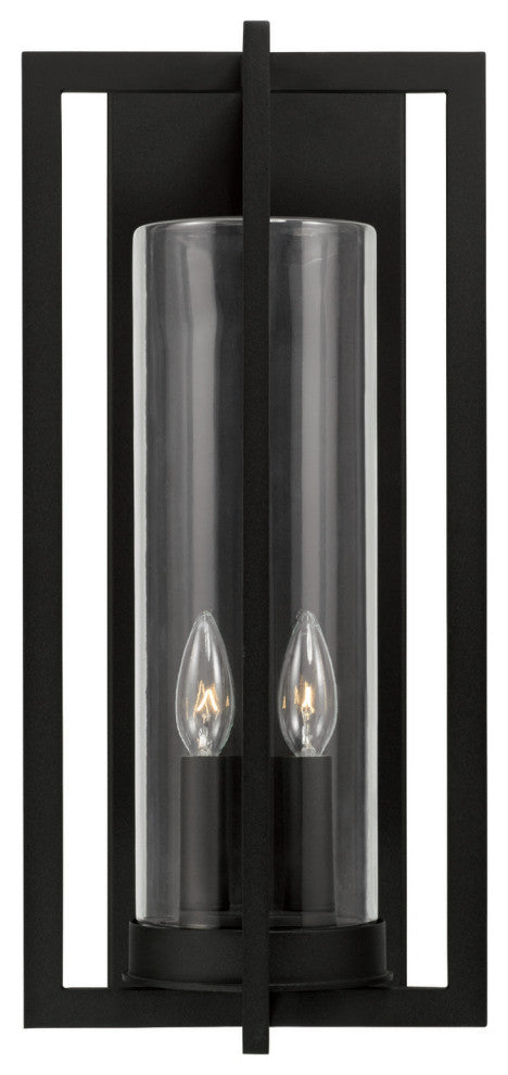 Capital Lighting 948221 Kent 2 Light 20" Tall Wall Sconce - Black