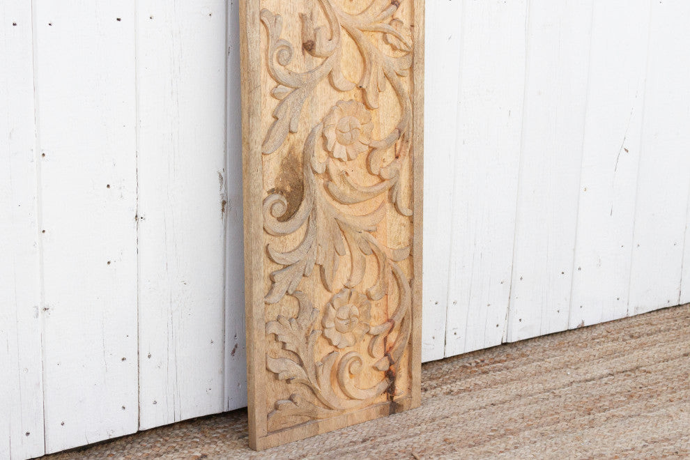 Carved Wood Indian Wall Art