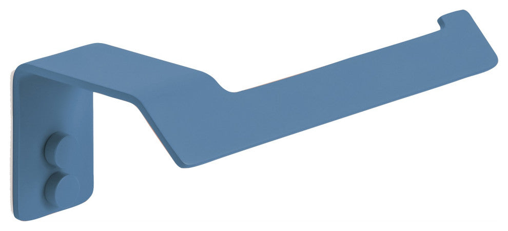 Slim Toilet Paper Holder, Matte Blue