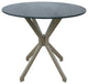 Swivel Counter Metal Pub Set - M-70 Stools 26" or 30", Hemsath Driftwood - Beige, 30", Crackle Glass