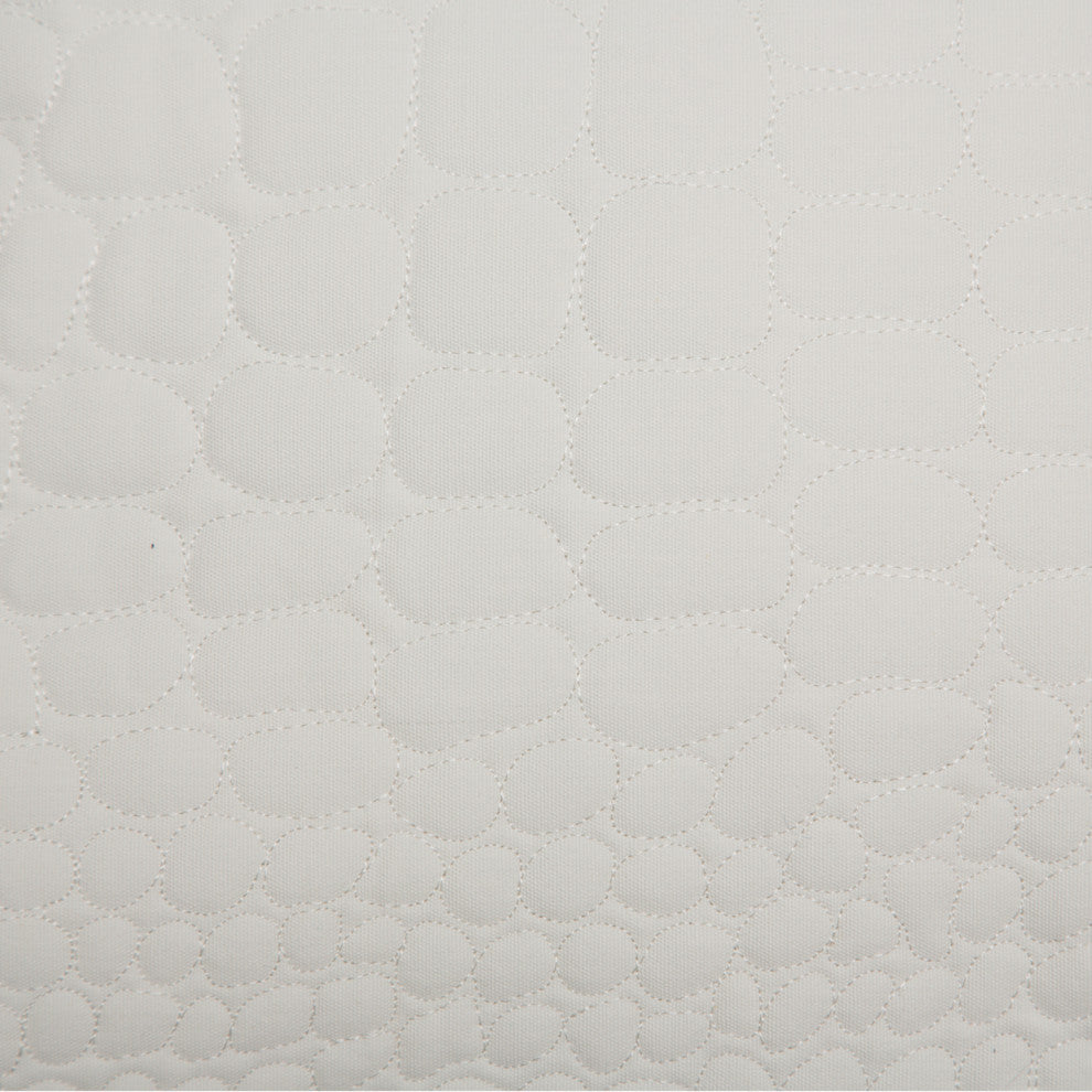 Aico Amini Ashworth 3 pc Queen Covelet/Duvet in White