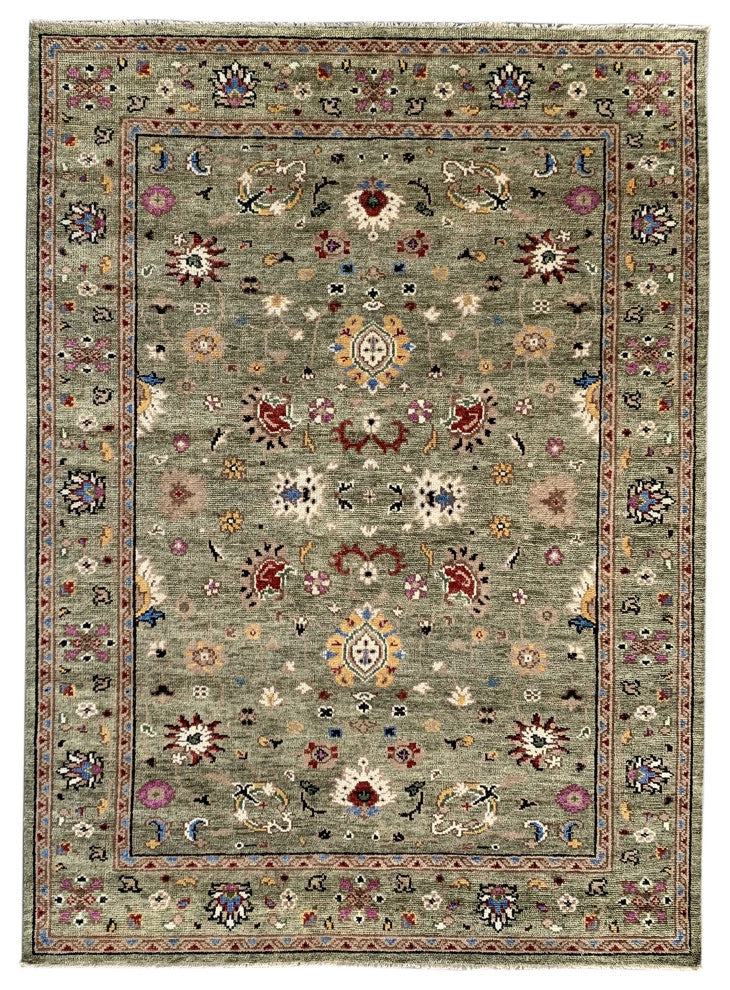 LIGHT Green Traditional Classic Bidjar Collection Area Rug