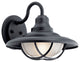 Kichler Harvest Ridge 1 Light Large Outdoor Wall Sconce in Textured Black