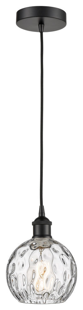 Innovations 616-1P-BK-G1215-6 1-Light Mini Pendant, Matte Black