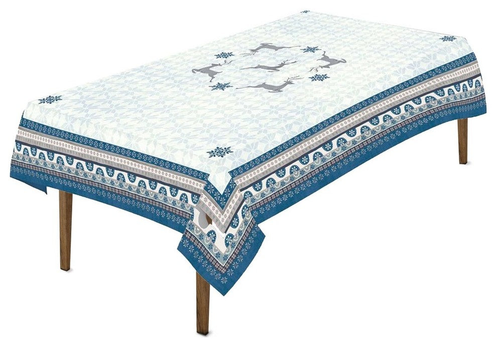 Laural Home Simply Winter 70" X 120" Tablecloth