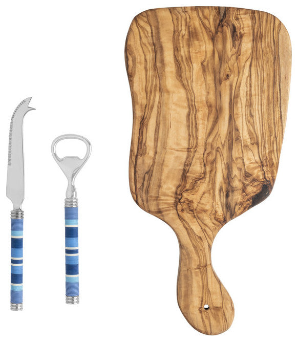 French Home Jubilee Cheese Knife, Bottle Opener and Board