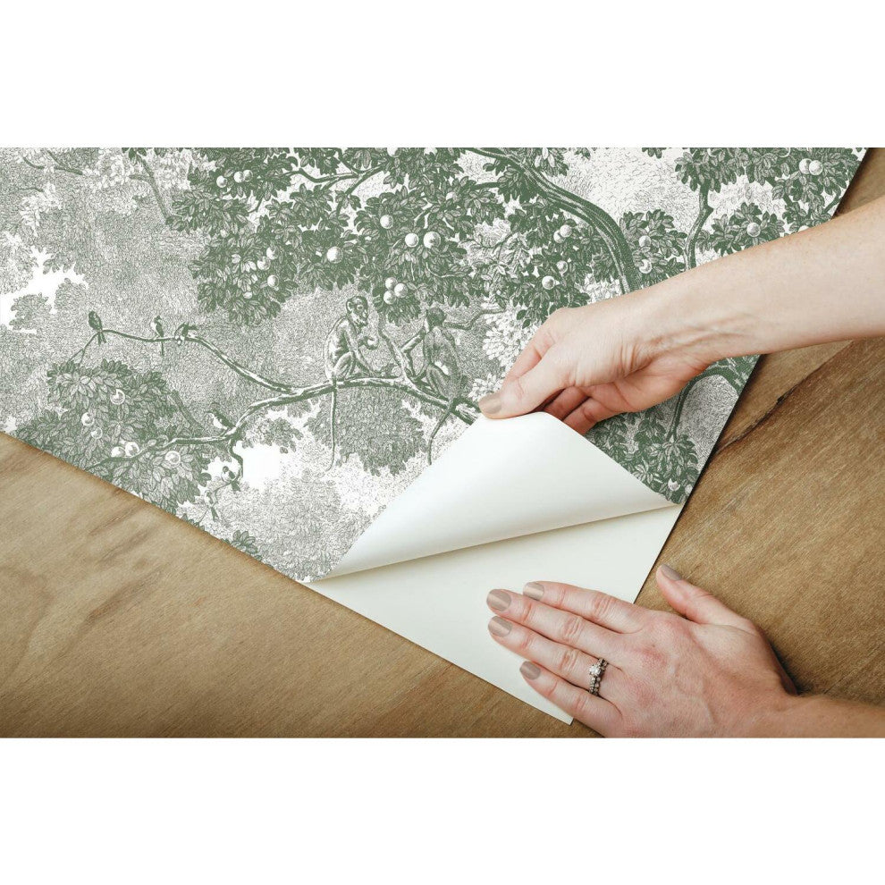 Jungle Toile Peel & Stick Wallpaper
