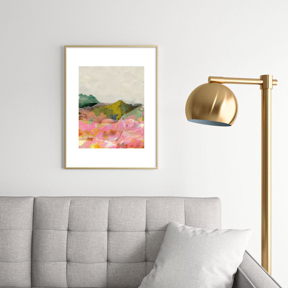 lunetricotee summer landscape I Metal Framed Art Print