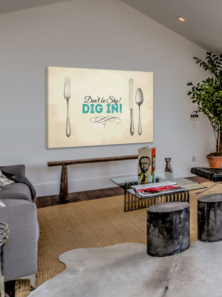 "Dig In 2" Painting Print on Canvas