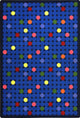 Playful Patterns Rug, Spot On, Rainbow, 7'8"x10'9"