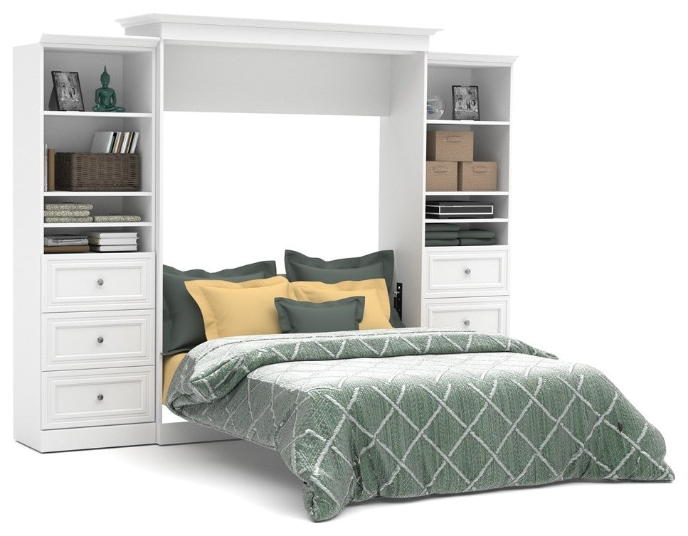 Versatile 115" Queen Wall Bed Kit, White