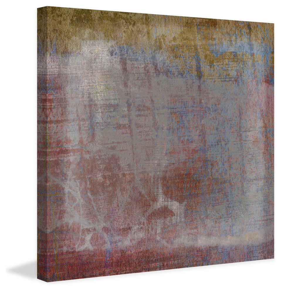 "Analog VII" Painting Print on Canvas by Aryai
