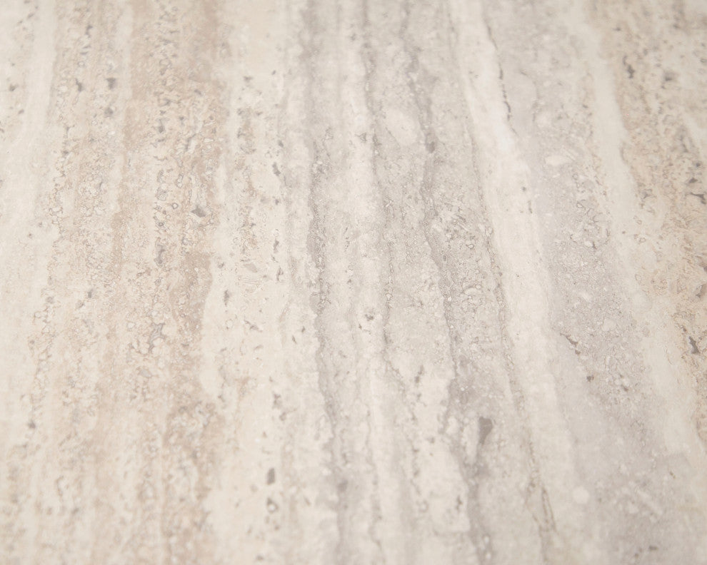 Nova Domus Roma Modern Travertine Square End Table