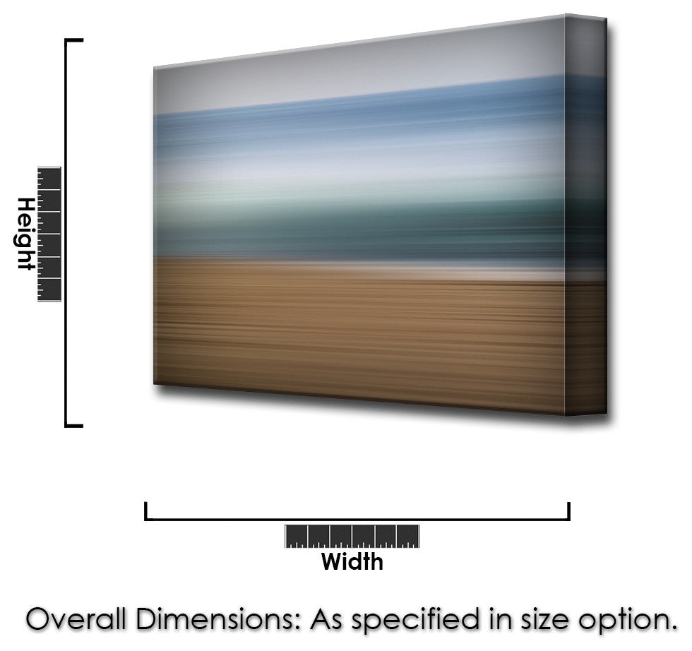 Ready2HangArt ''Blur Stripes XXXVII'' Canvas Wall Art, 12 in. Highx16 in. Wide