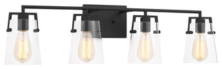 Crofton 4 Light Bath, Midnight Black