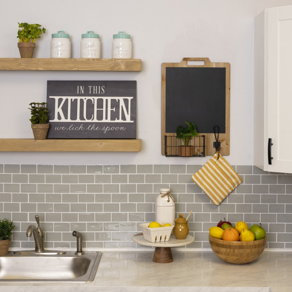 In This Kitchen We Lick The Spoon Wall Art