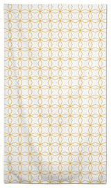 Crossed Line Pattern Yellow 58x102 Tablecloth