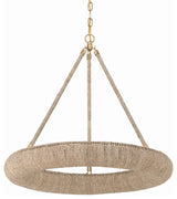 Crystorama Lighting Group OAK-7536 Oakley 6 Light 24"W LED Ring - Soft Gold