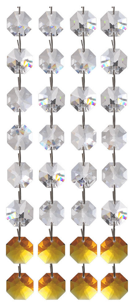 Milieu 1-Light Modern Mini-Pendant by Allegri, Firenze Topaz