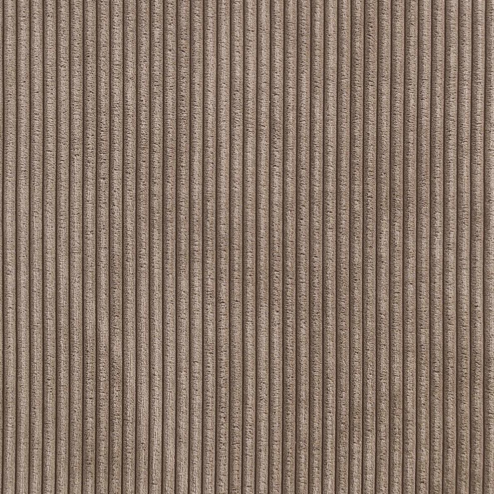 Benson Upholstered Dining Chair, Brown, Microsuede Corduroy