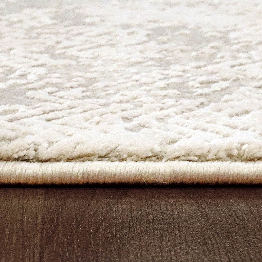 Quartz Ivory Area Rug, 5.3'x7.7'