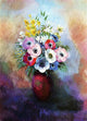 Odilon Redon Anemones, 18"x27" Wall Decal Print