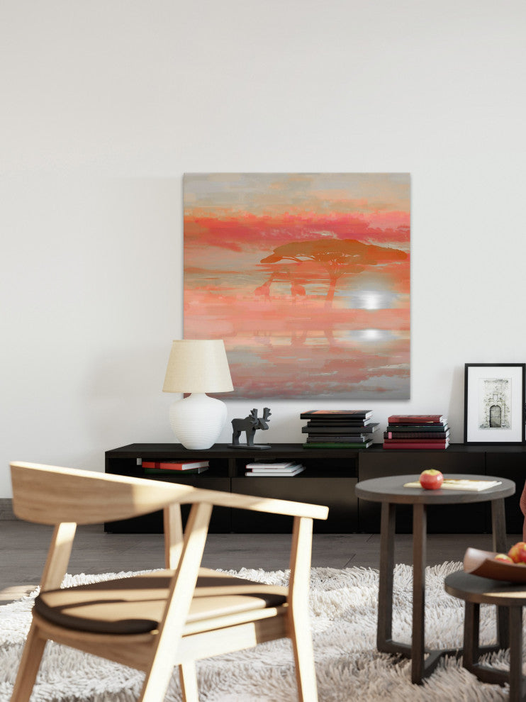 "Gentle Giants" Print on Canvas, 32"x32"