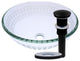 Imponeren Glass Vessel Sink and Drain, Matte Black