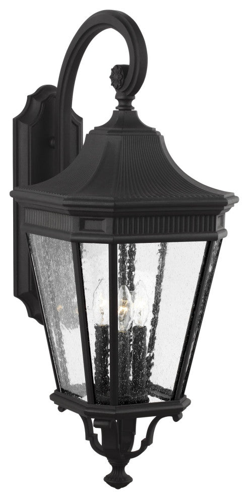 Cotswold Lane Large Lantern, Black
